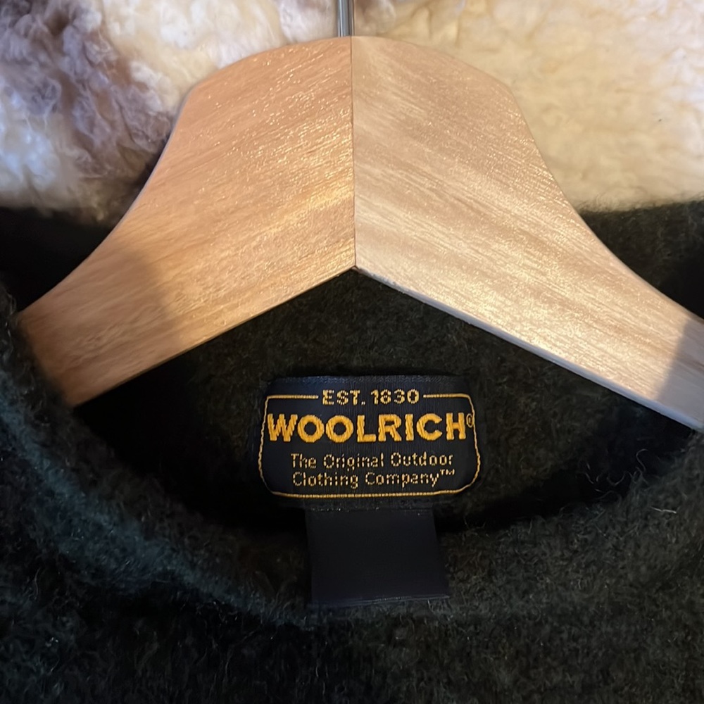 100% real lambs wool woolrich sweater VINTAGE - Picture 2 of 3